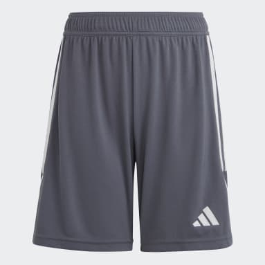 Short Tiro 23 League gris Adolescents 8-16 Years Soccer