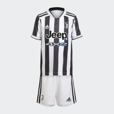 Boys Football White Juventus 21/22 Home Mini Kit
