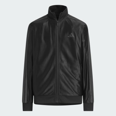 STADIUM GOLD ルーズフィット トリコット ウォームアップ ジャケット キッズ