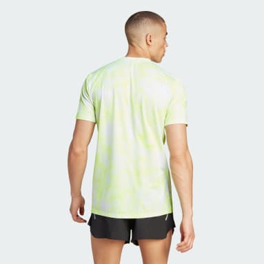 Camiseta Own the Run Allover Print Blanco Hombre Running