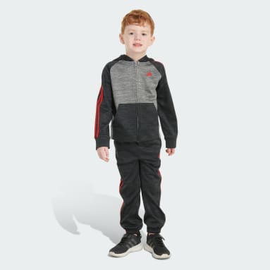 Mélange Fleece Jacket Set Kids