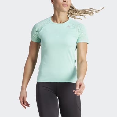Kvinder Løb Grøn Adizero Running T-shirt