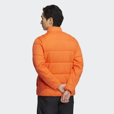 남성 Golf Orange 윈드레디 긴팔 패디드 탑