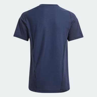 Camiseta Real Madrid Tiro 23 Cotton (Adolescentes) Azul Niño Fútbol