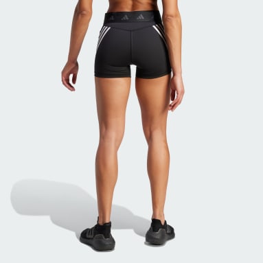 Kvinder Fitness Og Træning Sort Techfit Hyperglam 3-Inch Short tights