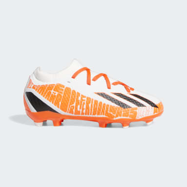 Kids Football White X Speedportal Messi.3 Firm Ground Boots