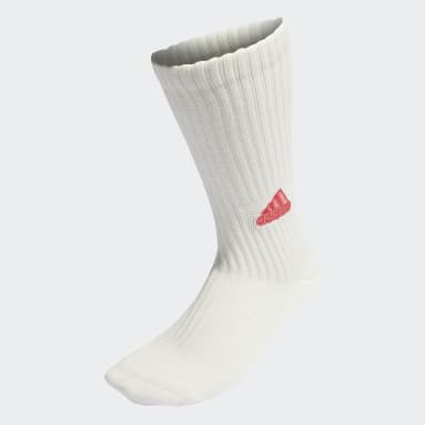 Training White Slouchy Fit Socks