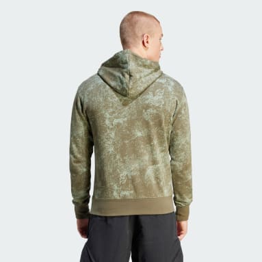 Buzo con Capucha adidas Adventure Verde Hombre Originals