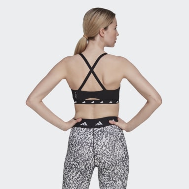 Sujetador Aeroimpact Training Light-Support Techfit Negro Mujer Gimnasio Y Entrenamiento