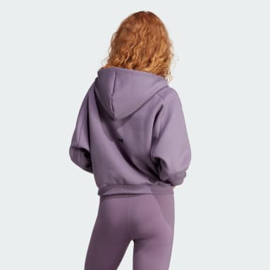 Nữ Sportswear Áo Hoodie Khóa Kéo Dọc Thân adidas Z.N.E.