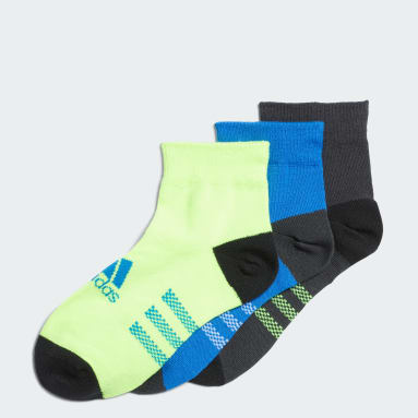 Kids Basketball Grey Ankle Socks 3 Pairs