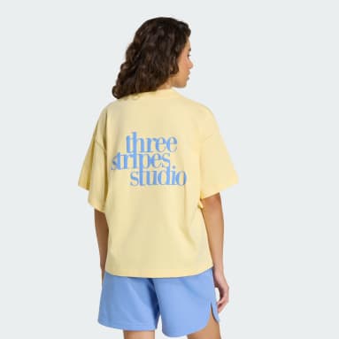 T-shirt con 3 strisce Studio Boyfriend