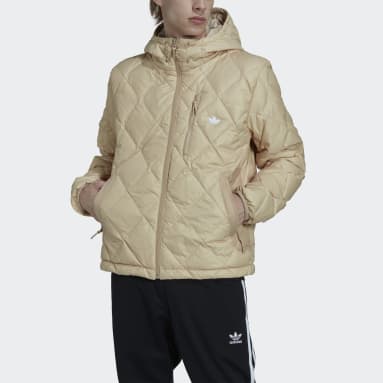 Giacca Down Quilted Puffer Beige Uomo Originals