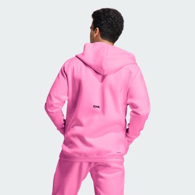 Veste de survêtement à capuche entièrement zippée Z.N.E. Premium Rose Hommes Sportswear