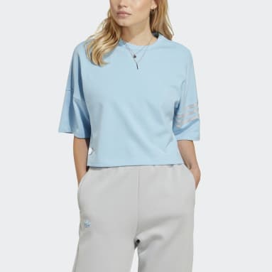 T-shirt Adicolor Neuclassics Bleu Femmes Originals