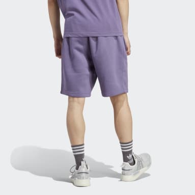 Men Originals Purple Trefoil Essentials Shorts