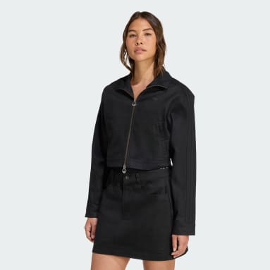 Track Top Crop Twill Firebird