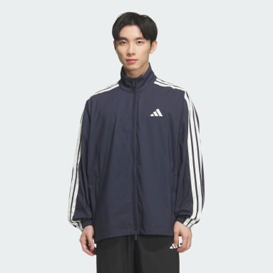 3-스트라이프 데님 재킷