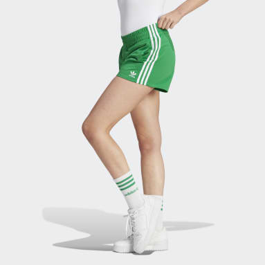 Frauen Originals 3-Streifen Shorts Grün