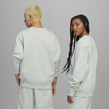 Lifestyle Green Pharrell Williams Basics Crew Sweatshirt (Gender Neutral)