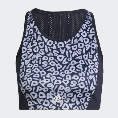 Camiseta Cropped Esportiva Estampada FARM Rio AEROREADY 3-Stripes
