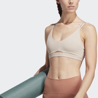 Brassière Yoga Studio Luxe Maintien léger Marron Femmes Studio