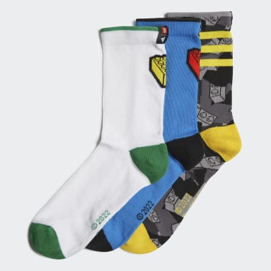 Barn Gym & Träning Vit adidas x Classic LEGO® Socks 3 Pairs