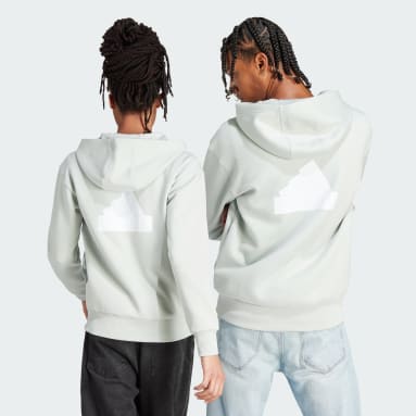Chaqueta con capucha Future Icons Badge of Sport Gris Sportswear