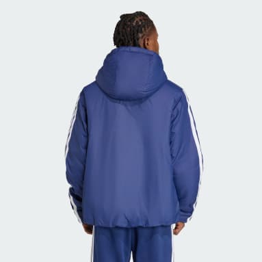 Essentials CLIMAWARM 3-Stripes Insulated Hooded Jacket