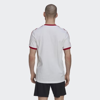Άνδρες Ποδόσφαιρο Λευκό Spain 3-Stripes Tee