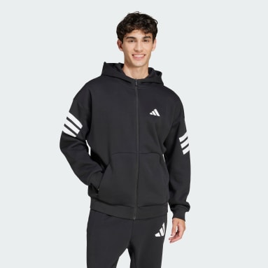 Áo Hoodie Khóa Kéo 3 Sọc Future Icons