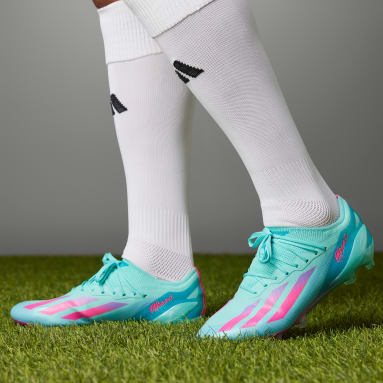 Men Football Turquoise X Crazyfast Messi.1 Firm Ground Boots