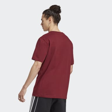 adidas RIFTA Metro Short Sleeve T-skjorte Burgendur