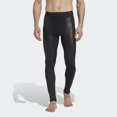 Muži Cvičení A Trénink černá Legíny Techfit Control x RHEON™ Full-Length