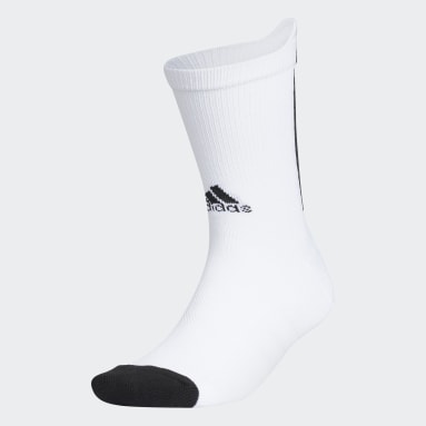 남성 Golf White 크루 삭스