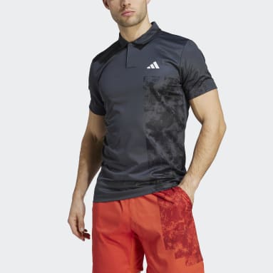 Mænd Tennis Grå Tennis Paris HEAT.RDY FreeLift polotrøje