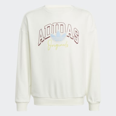 Sweat-shirt Collegiate Graphic Pack blanc Adolescents 8-16 Years Originals