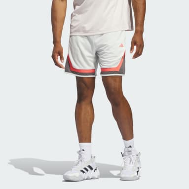 Men Basketball Grey adidas Pro Block Shorts