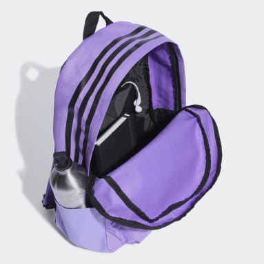 Training Purple Classic 3-Stripes Backpack