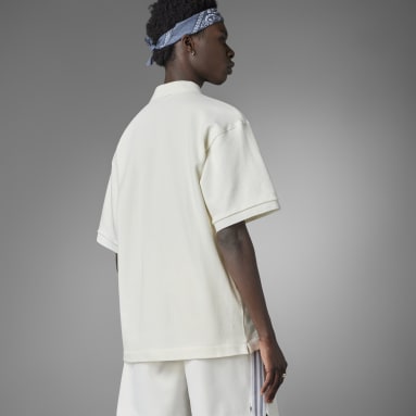 Men Originals White Blue Version Tie-Break Polo Shirt