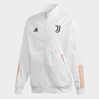 Football White Juventus Anthem Jacket
