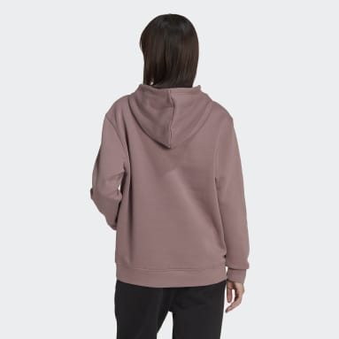 Ženy Originals fialová Mikina s kapucňou Adicolor Essentials Fleece