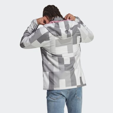 Cortavientos Juventus Graphic Gris Hombre Fútbol