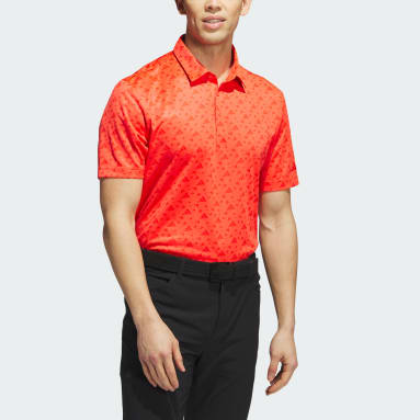 Heren Golf Core Allover Print Poloshirt