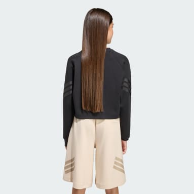 FUTURE ICONS 3 STRIPES KORT SWEATSHIRT