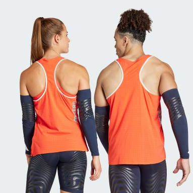 Running Adizero Control Running Arm-Sleeves Blau