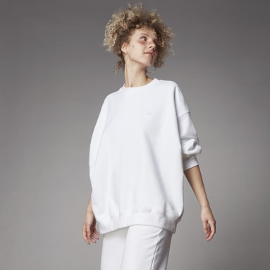 Women Originals White Adicolor Oversized Sweatshirt
