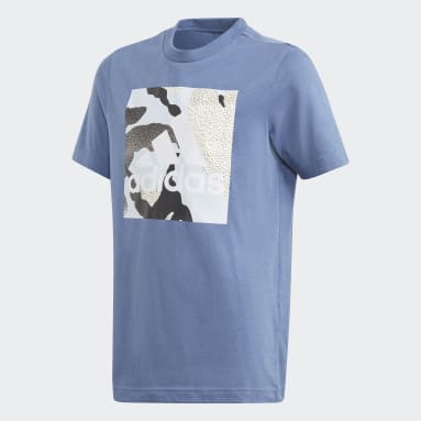 Camiseta Camo Graphic Azul Niño Sportswear