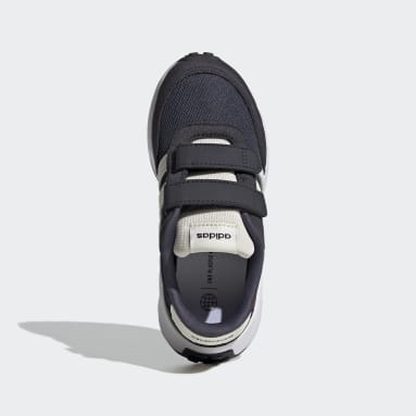 Schoenen Sneakers Instapsneakers Adidas Instapsneakers lichtgrijs-blauw casual uitstraling 