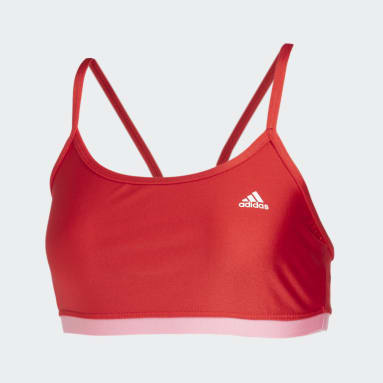 Top deportivo adidas Aeroreact Rojo Mujer Training